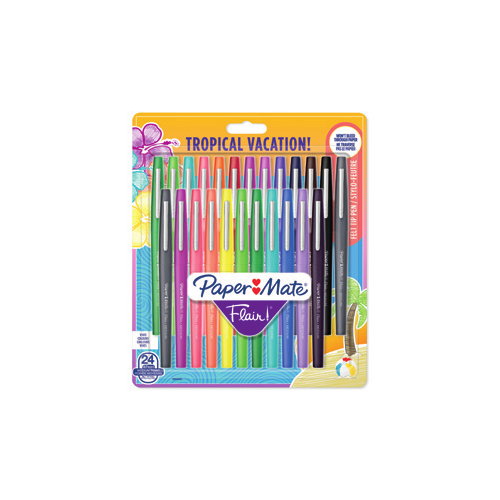 8877-FLAIR M. TROPICAL VACATION BL24 PAPER MATE 1982655