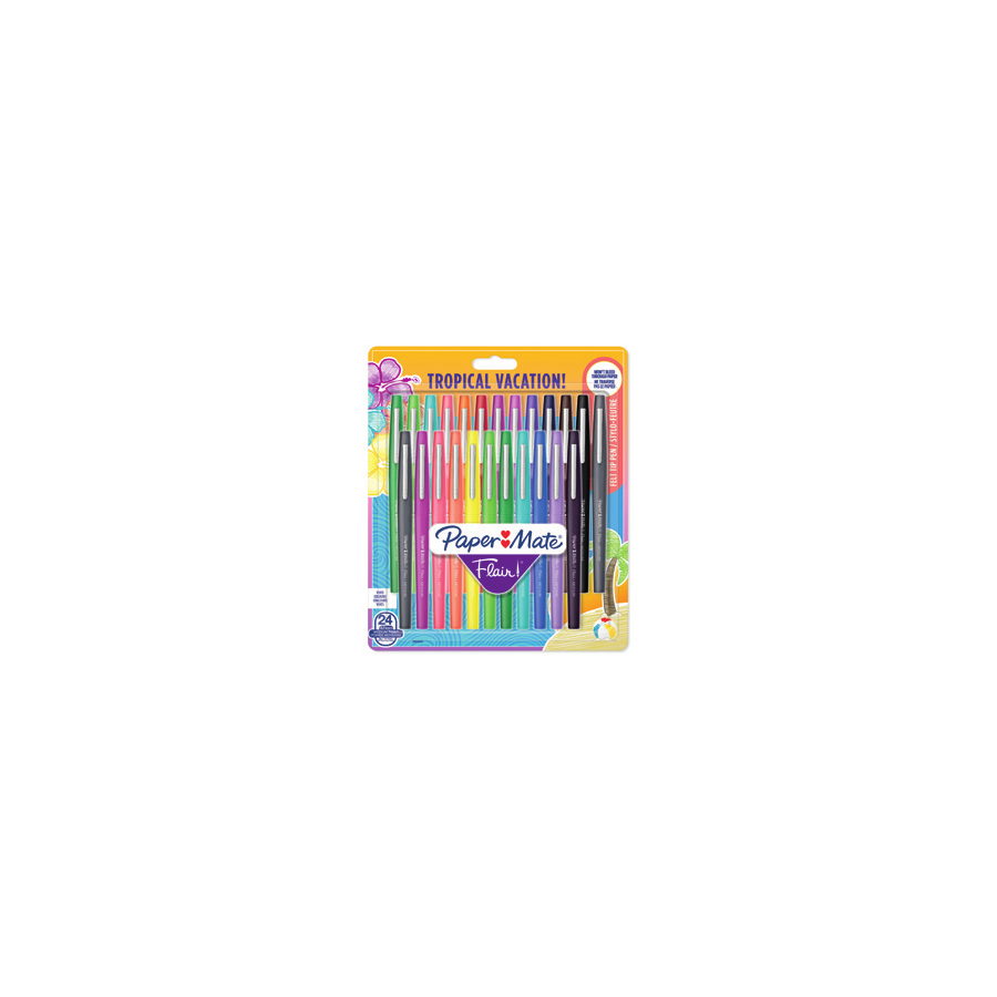 8877-FLAIR M. TROPICAL VACATION BL24 PAPER MATE 1982655