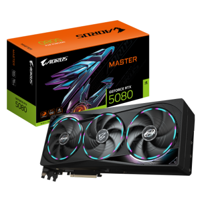 GIGABYTE GeForce RTX 5080 GAMING OC 16G Tarjeta Grafica 16GB GDDR7 256 bits PCI E 50 2805MHz Core Clock 3 x DisplayPort 1 x HDM