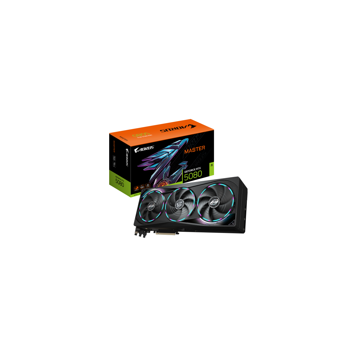 GIGABYTE GeForce RTX 5080 GAMING OC 16G Tarjeta Grafica 16GB GDDR7 256 bits PCI E 50 2805MHz Core Clock 3 x DisplayPort 1 x HDM