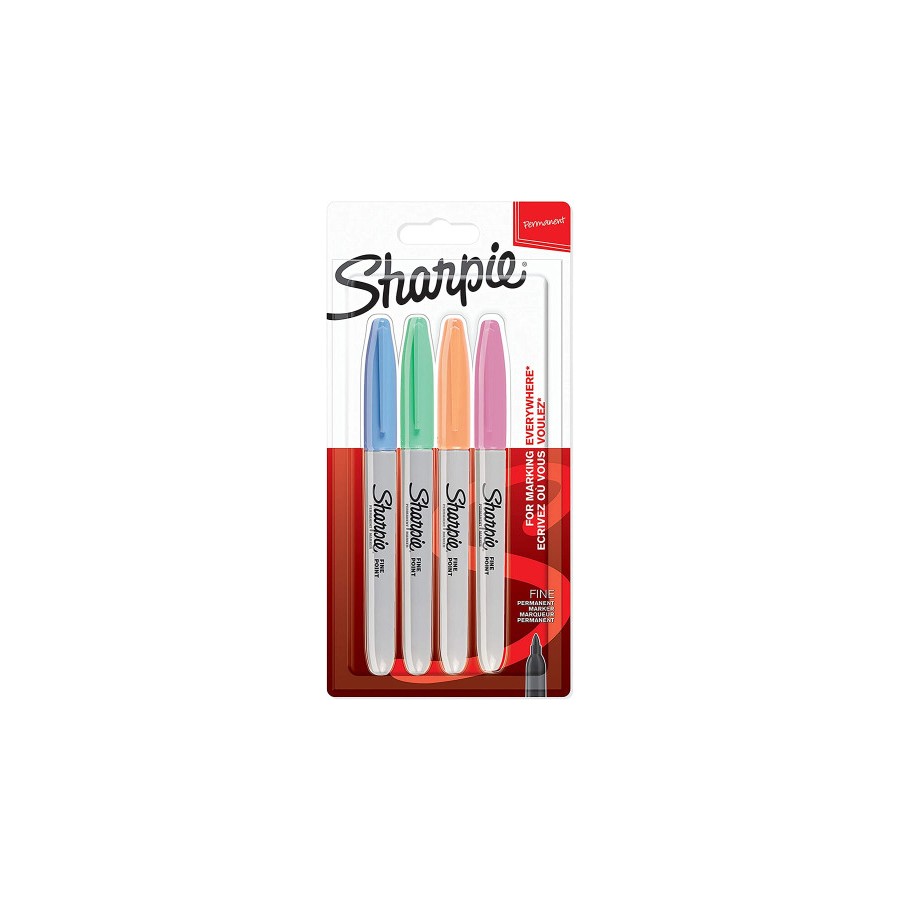 8879-Sharpie 2065402 marcador permanente Fibre tip Azul, Verde, Naranja, Rosa 4 pieza(s) 8879-Sharpie 2065402 marcador permanente Fibre tip Azul, Verde, Naranja, Rosa 4 pieza(s)