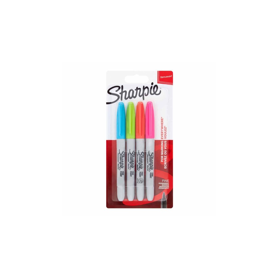 8880-Sharpie 2065403 marcador permanente Fibre tip Azul, Verde, Naranja, Rosa 4 pieza(s) 8880-Sharpie 2065403 marcador permanente Fibre tip Azul, Verde, Naranja, Rosa 4 pieza(s)