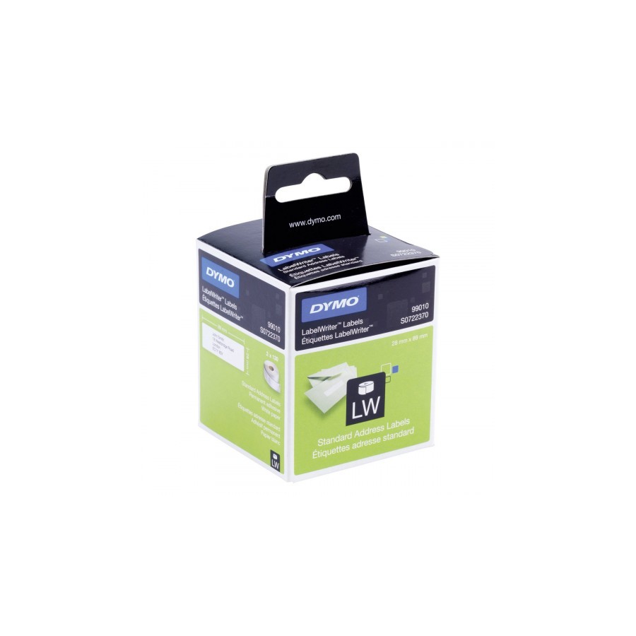 890-CAJA 2 ROLLOS ETIQUETA PERMANENTE 89X28MM. BLANCO DYMO S072370 890-CAJA 2 ROLLOS ETIQUETA PERMANENTE 89X28MM. BLANCO DYMO S072370