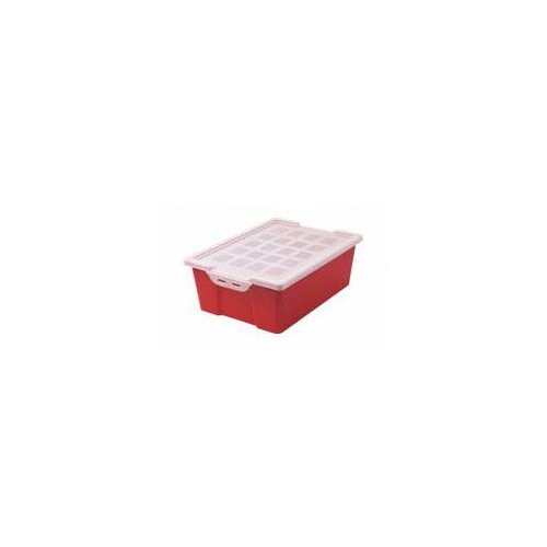 8918-CUBETA GRANDE CON TAPA - ROJO FAIBO 787-03