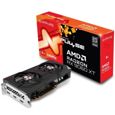 VGA SAPPHIRE PULSE RX 9060 XT GAMING OCAMDRX9060XT8GBGDDR6128BIT2HDMI2DP 3 VENTILADORES