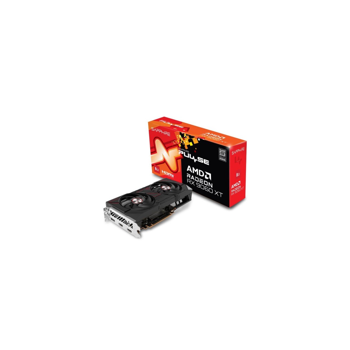 VGA SAPPHIRE PULSE RX 9060 XT GAMING OCAMDRX9060XT8GBGDDR6128BIT2HDMI2DP 3 VENTILADORES