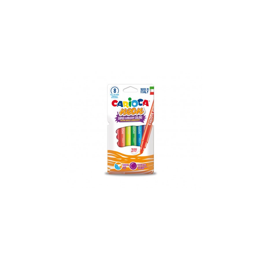 8950-ESTUCHE ROTULADORES NEON 8 PCS CARIOCA 42785 8950-ESTUCHE ROTULADORES NEON 8 PCS CARIOCA 42785