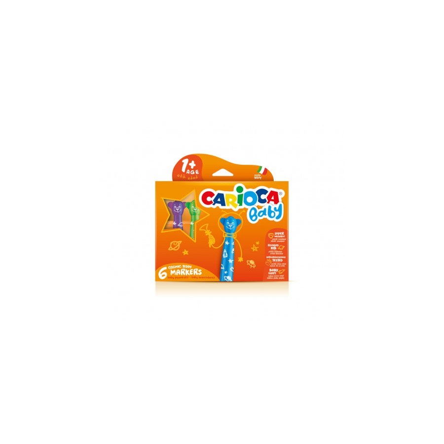 8952-ESTUCHE ROTULADOR BABY TEDDY MARKER 1+ 6 PCS CARIOCA 42815 8952-ESTUCHE ROTULADOR BABY TEDDY MARKER 1+ 6 PCS CARIOCA 42815