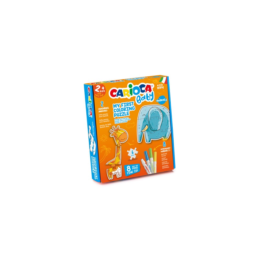 8968-Carioca Puzle para Colorear Animals BABY