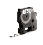 897-CINTA ROTULADORA D1 12MMX5.5M POLIESTER NEGRO/BLANCO DYMO S0718060