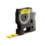 905-CINTA ROTULADORA D1 12MMX7M NEGRO/AMARILLO DYMO S0720580