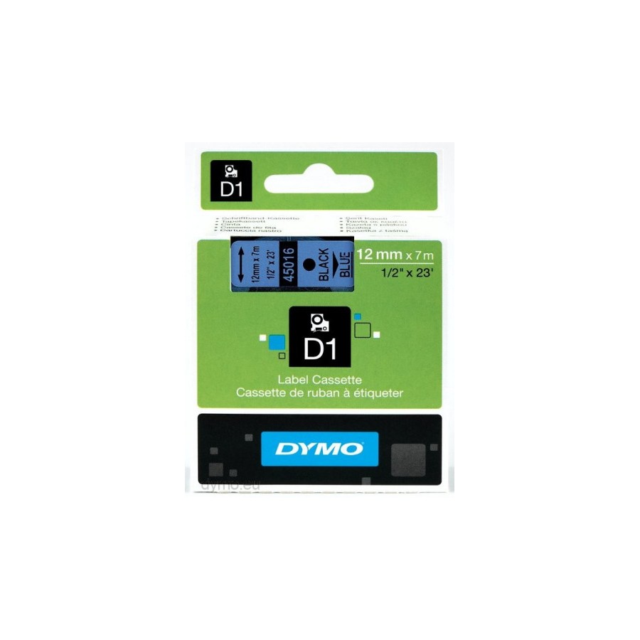 906-CINTA ROTULADORA D1 12MMX7M NEGRO/AZAUL DYMO S0720560 906-CINTA ROTULADORA D1 12MMX7M NEGRO/AZAUL DYMO S0720560