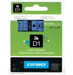 906-CINTA ROTULADORA D1 12MMX7M NEGRO/AZAUL DYMO S0720560