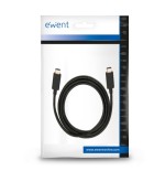 9216-Ewent EC1045 cable USB 1 m USB 3.2 Gen 2 (3.1 Gen 2) USB C Negro