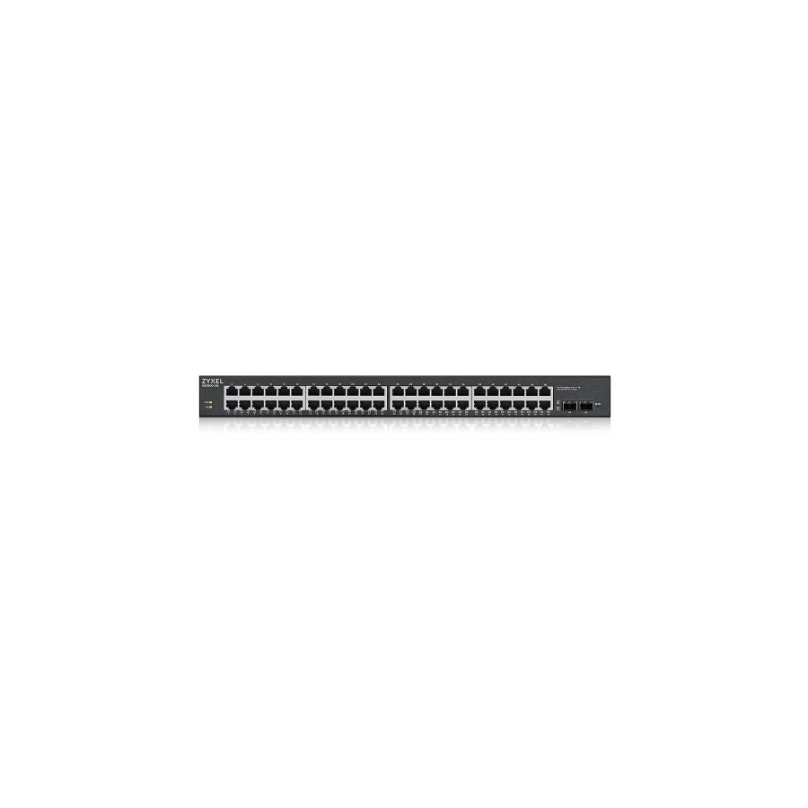 9240-Zyxel GS1900-48HPv2 Gestionado L2 Gigabit Ethernet (10/100/1000) Energia sobre Ethernet (PoE) Negro