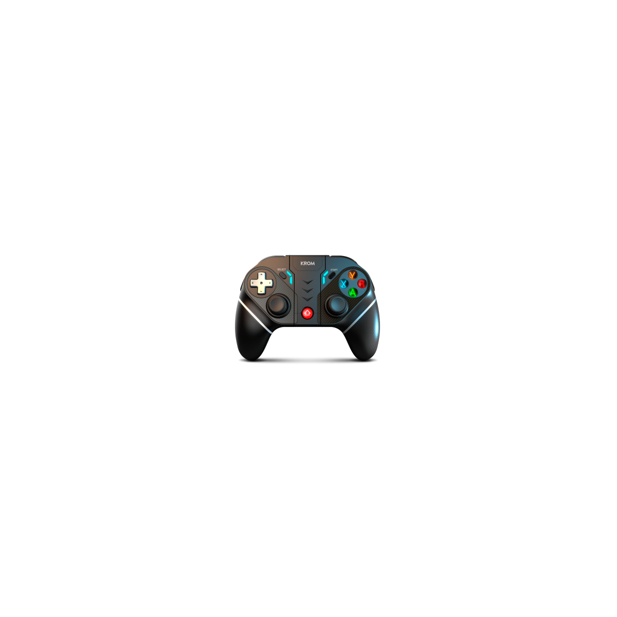 Krom KEXAL Negro Rojo Blanco Bluetooth USB Gamepad Analogico Digital Android Nintendo Switch PC iOS