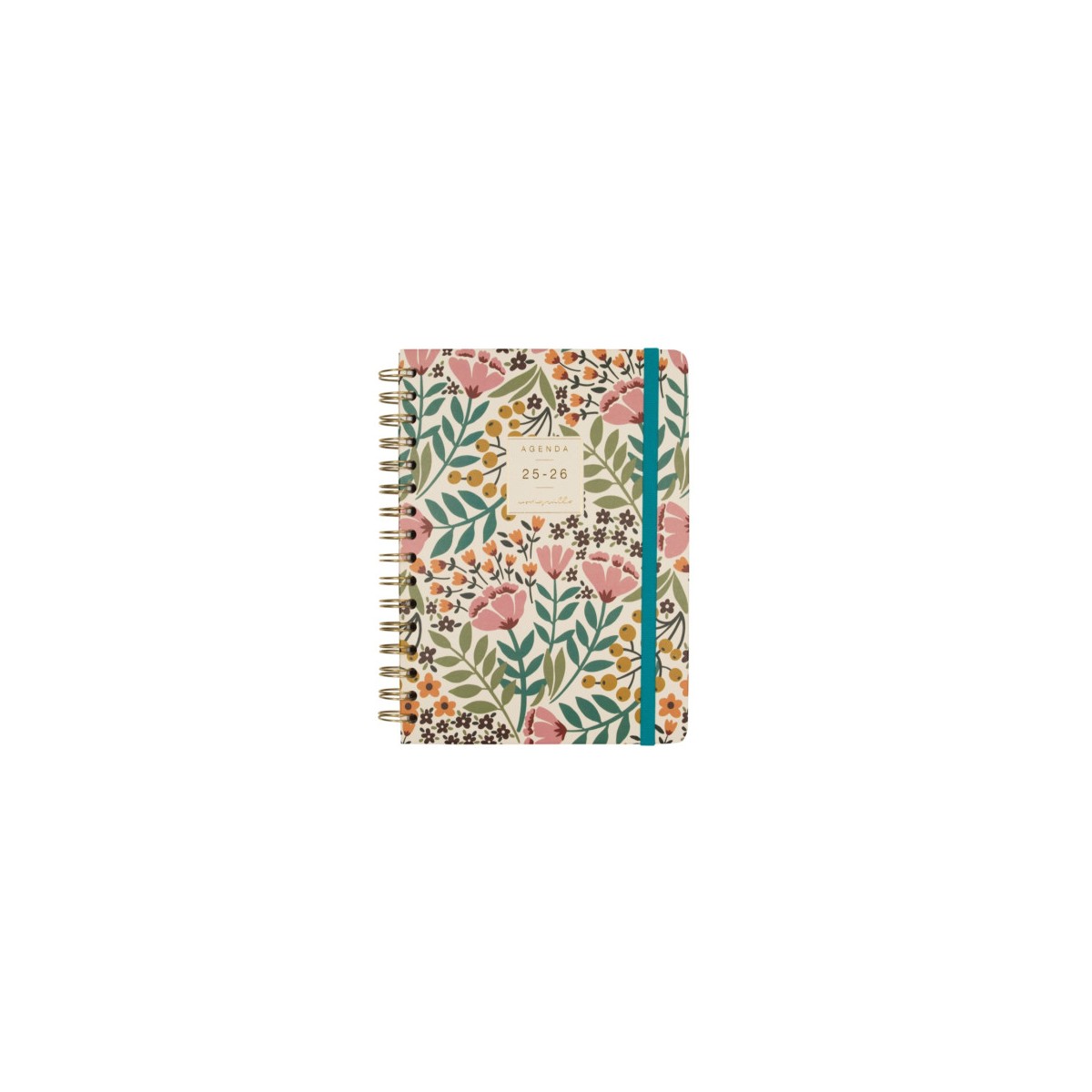 AGENDA ESCOLAR 2025 2026 MONIQUILLA E10 155X212 SEMANA VISTA HORIZONTAL JARDIN FINOCAM 646010226