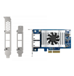 9292-QNAP QXG-10G2T-X710 adaptador y tarjeta de red Interno Ethernet 1000 Mbit/s
