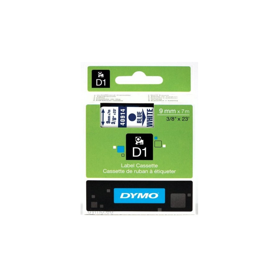 932-CINTA ROTULADORA D1 9MMX7M AZUL/BLANCO DYMO S0720690 932-CINTA ROTULADORA D1 9MMX7M AZUL/BLANCO DYMO S0720690
