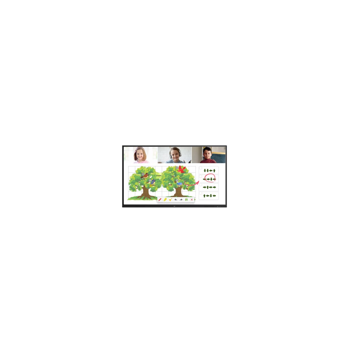 LG 75TR3PJ B Pantalla plana para senalizacion digital 1905 cm 75 LED Wifi 390 cd m UHD Negro Pantalla tactil Android 80 16 7