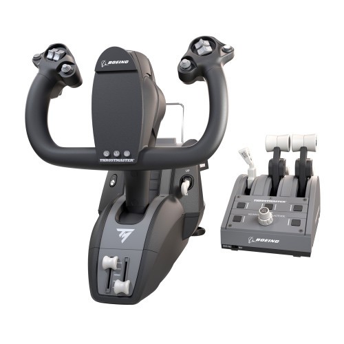9433-Thrustmaster TCA Y Pack Boeing Xbox Series et PC (Joystick , Manette des Gaz , P Gris USB Panel de mandos tipo maqu