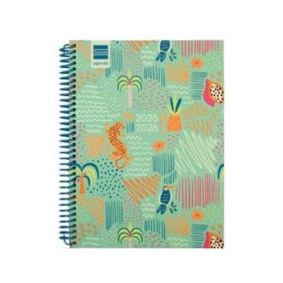 AGENDA ESCOLAR 2025 2026 DIVA 4º 155X212 SEMANA VISTA HORIZONTAL SELVA FINOCAM 536140626