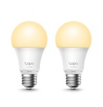 9453-Tapo L510E(2-pack) Bombilla inteligente 8,7 W Metalico, Blanco Wi-Fi