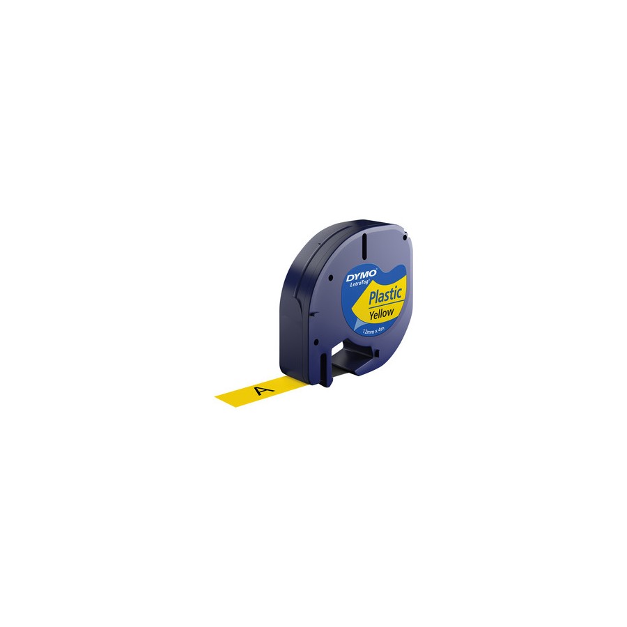 948-CINTA ROTULADORA LETRATAG 12MMX4M NEGRO/AMARILLO DYMO S0721620 948-CINTA ROTULADORA LETRATAG 12MMX4M NEGRO/AMARILLO DYMO S0721620