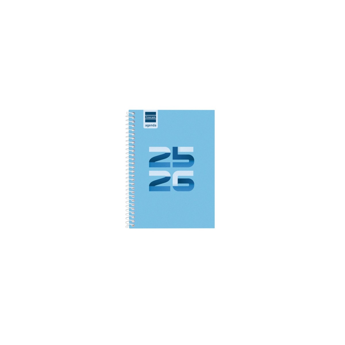 AGENDA ESCOLAR 2025 2026 COOL 8º 120X164 SEMANA VISTA HORIZONTAL AZUL FINOCAM 645000126