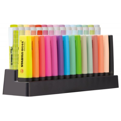 EXPOSITOR DE MESA 30 MARCADORES 15 BOSS 15 SWING COOL STABILO E87 3710