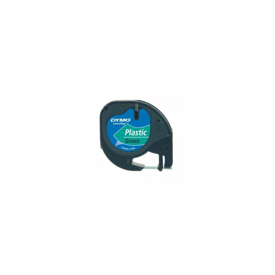 955-CINTA ROTULADORA LETRATAG 12MMX4M NEGRO/VERDE DYMO S0721640 955-CINTA ROTULADORA LETRATAG 12MMX4M NEGRO/VERDE DYMO S0721640