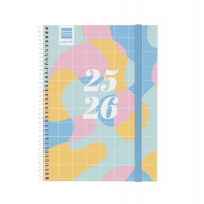 AGENDA ESCOLAR 2025 2026 SECUNDARIA 4º 155X212 SEMANA VISTA HORIZONTAL ART FINOCAM 634204826