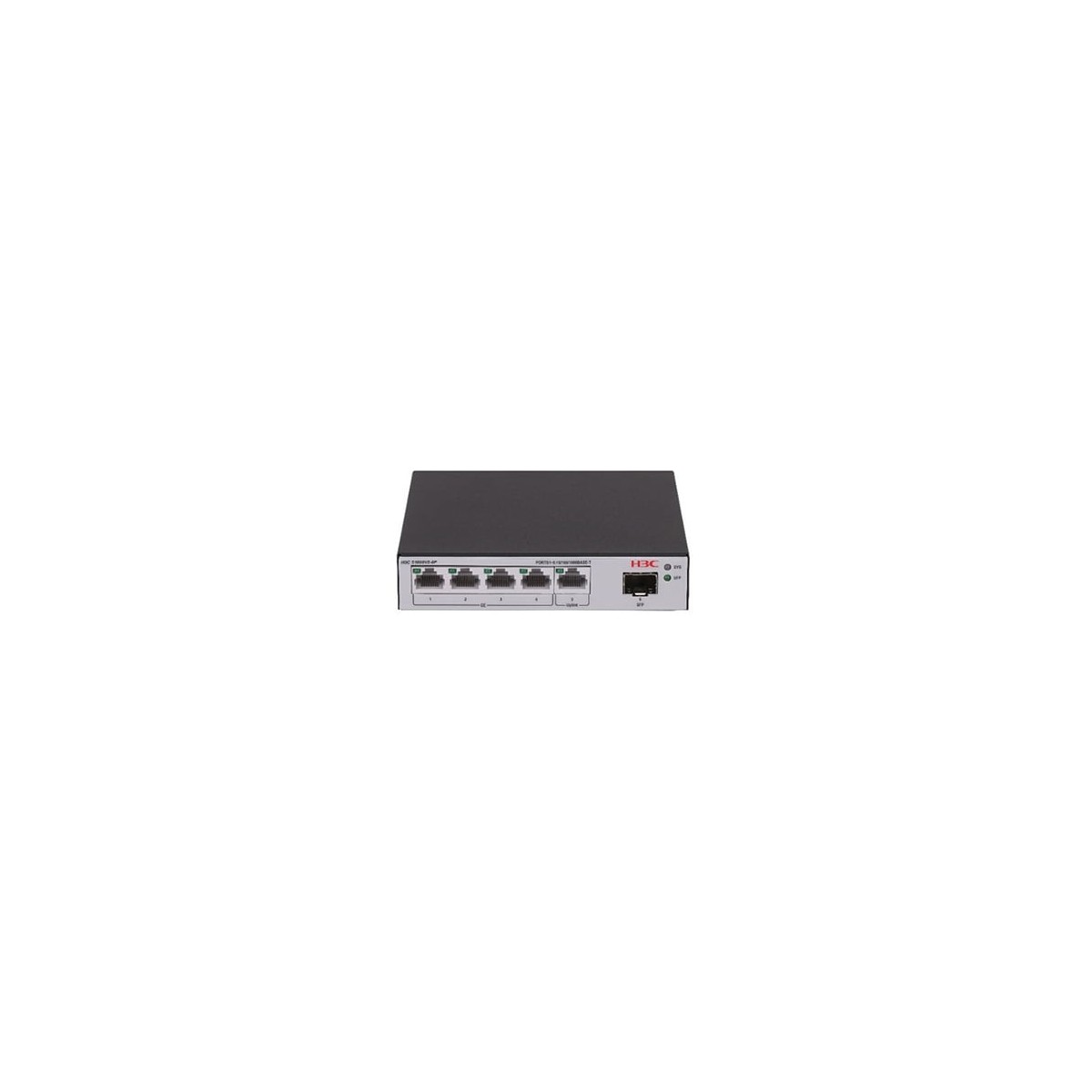 H3C LS 1600V2 6P GL switch Gestionado L2 Gigabit Ethernet 10 100 1000 Negro Gris