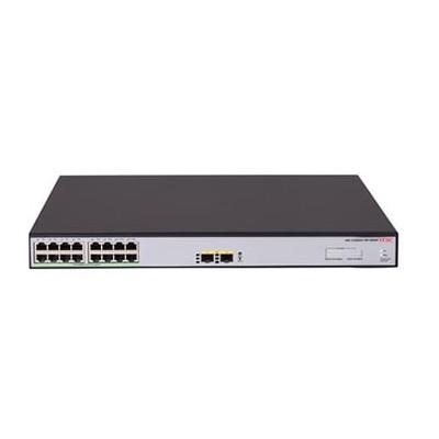 H3C LS 1600V2 18P HPWR GL switch Gestionado Gigabit Ethernet 10 100 1000 Energia sobre Ethernet PoE Gris Negro