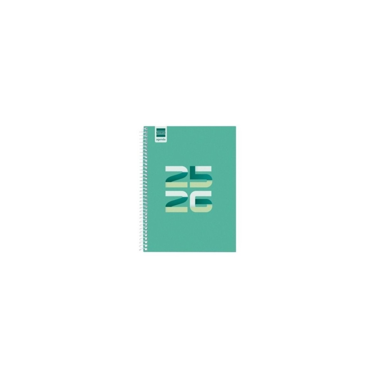 AGENDA ESCOLAR 2025 2026 COOL 4º 155X212 SEMANA VISTA HORIZONTAL VERDE FINOCAM 645040926