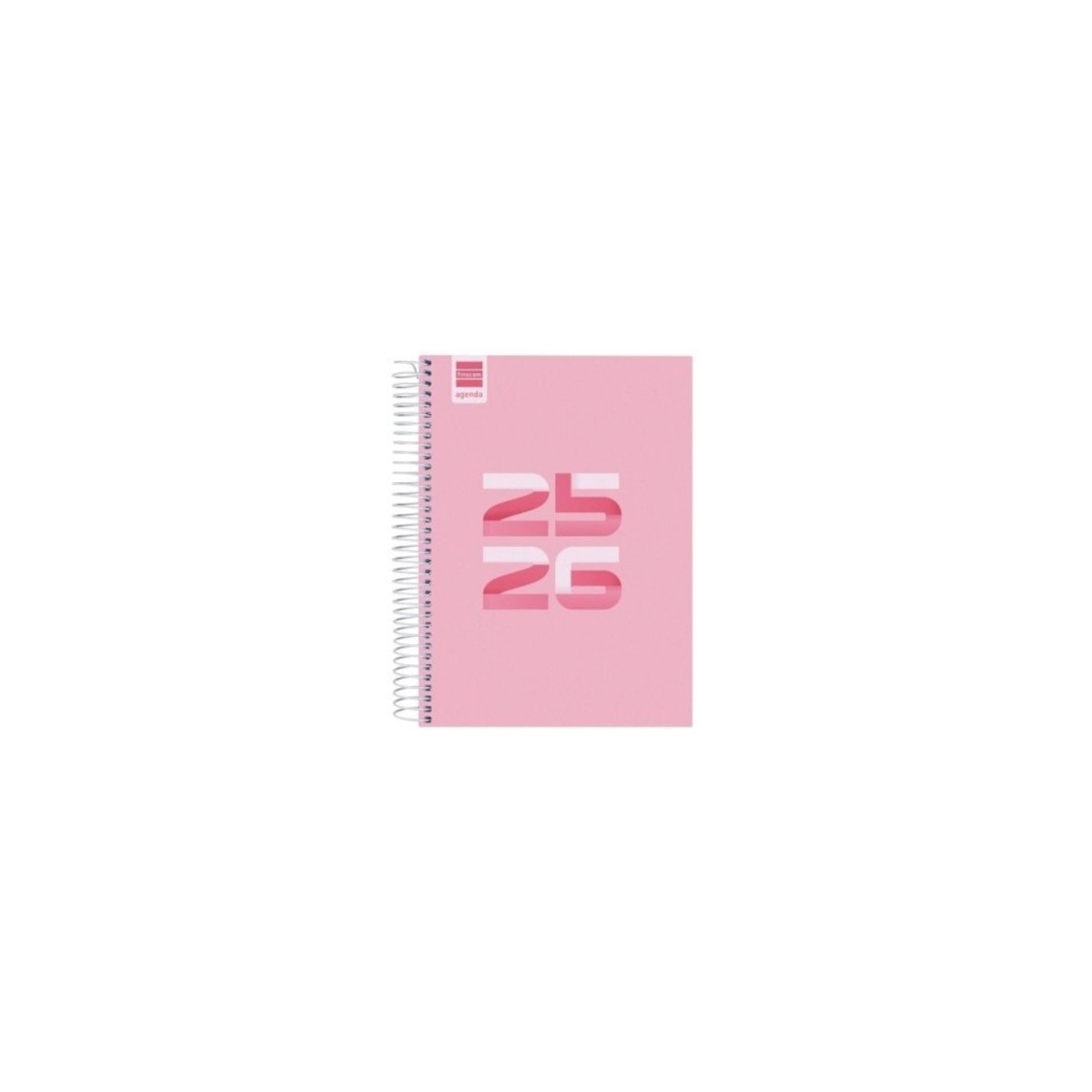 AGENDA ESCOLAR 2025 2026 COOL 4º 155X212 1DIA PAGINA ROSA FINOCAM 645060426