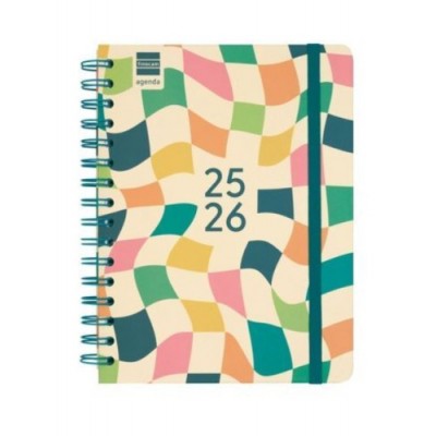 AGENDA ESCOLAR 2025 2026 CURSO COSMO 4º 155X212 SEMANA VISTA HORIZONTAL KAI FINOCAM 537050226