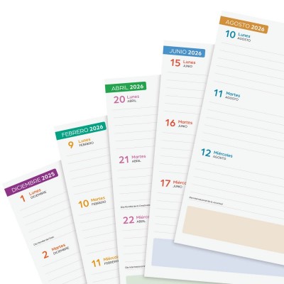 AGENDA ESCOLAR 2025 2026 CURSO COSMO 4º 155X212 1DIA PAGINA IRIS FINOCAM 537070326