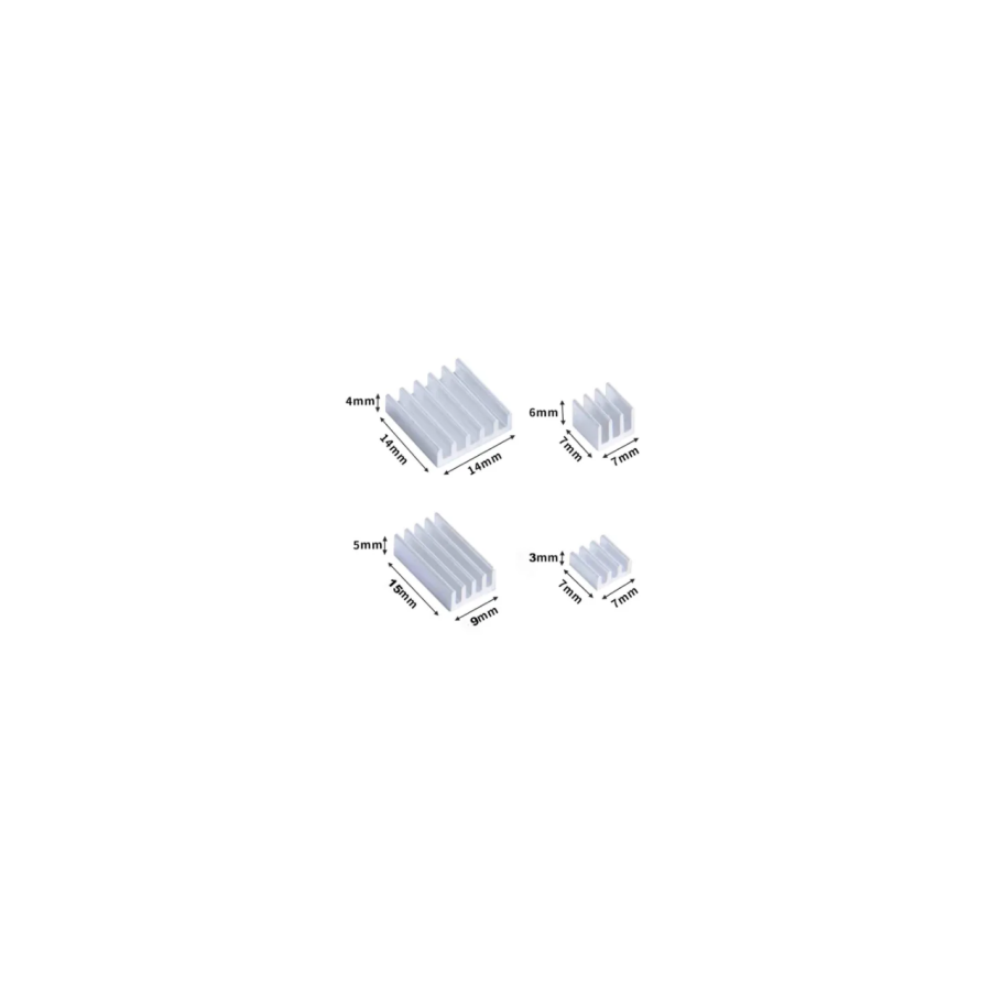 9729-RASPBERRY DISIPADOR, PACK COMPATIBLE PI 4