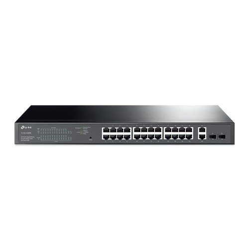 9735-TP-LINK TL-SG1428PE switch Gestionado Gigabit Ethernet (10/100/1000) Energia sobre Ethernet (PoE) 1U Negro