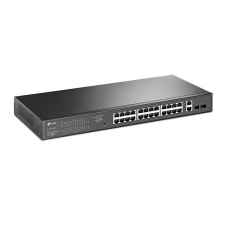 9736-TP-LINK TL-SG1428PE switch Gestionado Gigabit Ethernet (10/100/1000) Energia sobre Ethernet (PoE) 1U Negro