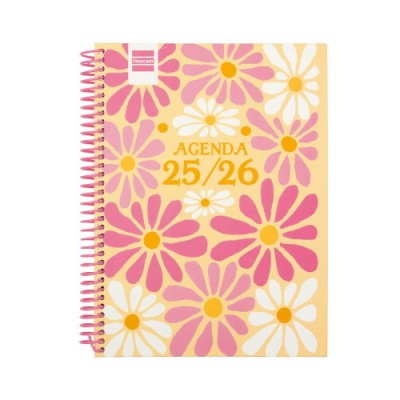 AGENDA ESCOLAR 2025 2026 DIVA 4º 155X212 SEMANA VISTA HORIZONTAL SPRING FINOCAM 536140426