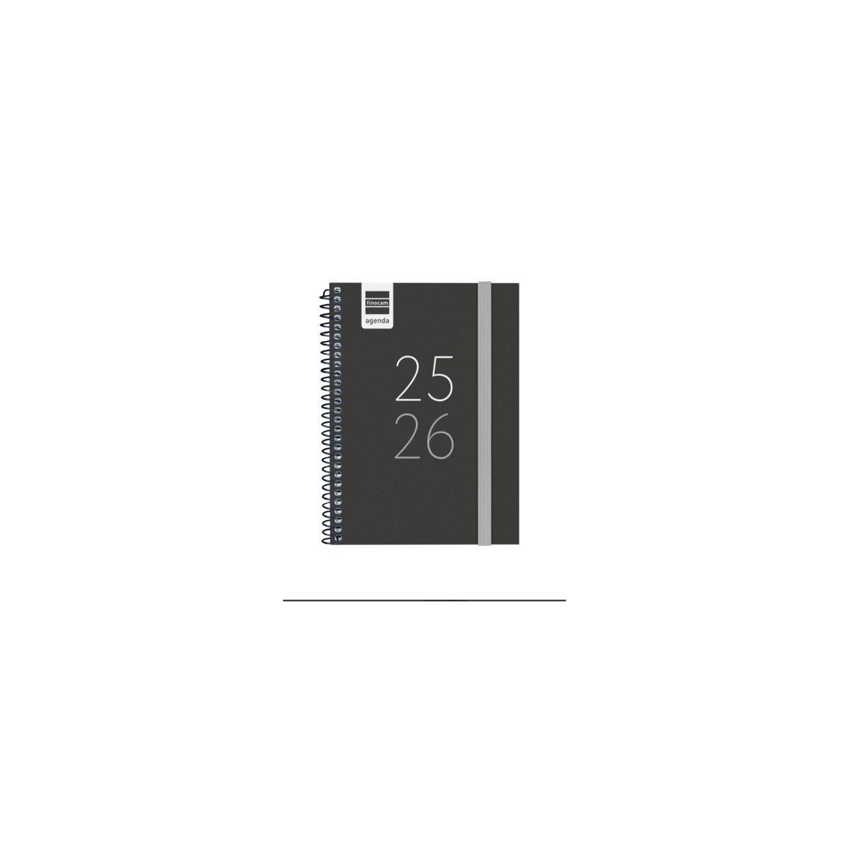 AGENDA ESCOLAR 2025 2026 SECUNDARIA 8º 120X164 SEMANA VISTA HORIZONTAL NEGRO FINOCAM 634224026
