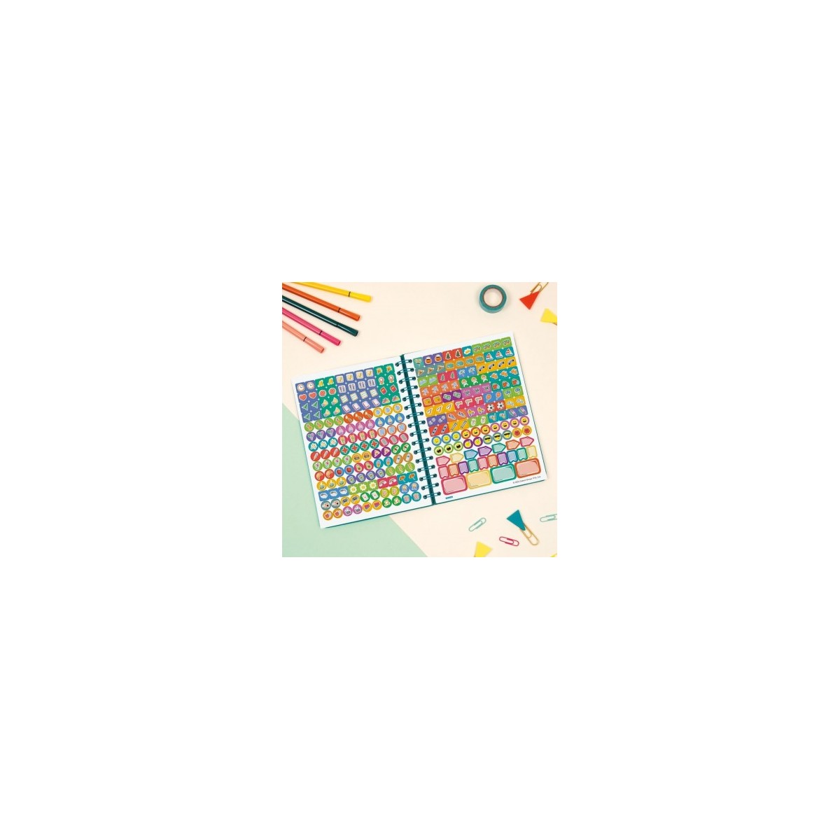 AGENDA ESCOLAR 2025 2026 CURSO COSMO 4º 155X212 SEMANA VISTA HORIZONTAL AQUA FINOCAM 537050426