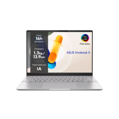 ASUS Vivobook S 14 OLED OLED M5406WA QD088W Copilot PC Ordenador Portatil 14 WUXGA AMD Ryzen AI 9 HX 370 32GB RAM 1TB SSD AMD R