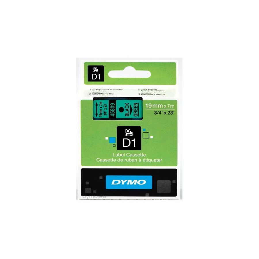 978-CINTA ROTULADORA D1 19MMX7M NEGRO/VERDE DYMO S0720890 978-CINTA ROTULADORA D1 19MMX7M NEGRO/VERDE DYMO S0720890