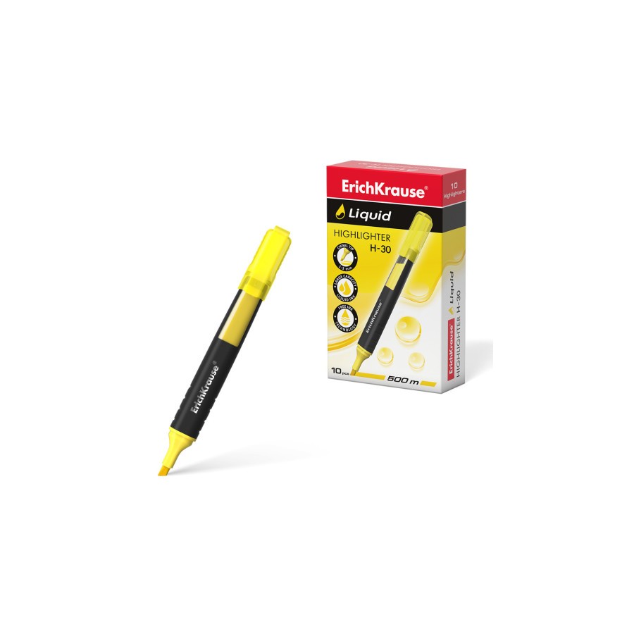 9800-MARCADOR FLUORESCENTE LIQUID H-30 AMARILLO ERICHKRAUSE  47973