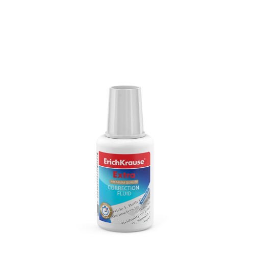 9808-BOTE CORRECTOR LIQUIDO CON PINCEL 20 GR ERICH KRAUSE 5.