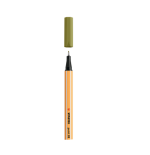 9837-ROTULADOR PUNTA FINA POINT 88 0.4MM VERDE BARRO STABILO 88/37