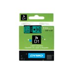 984-CINTA ROTULADORA D1 9MMX7M NEGRO/VERDE DYMO S0720740